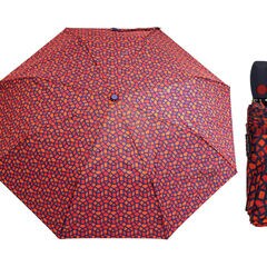 Auto Open Tile Print 43" Umbrella,Orchid Pink,large