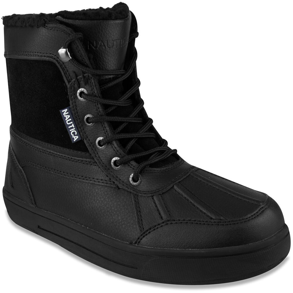 Lockview Lace-Up Boots,True Black,large