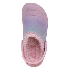 GIRLS' RAINBOW GLITTER CLOG,Cabana Pink,large
