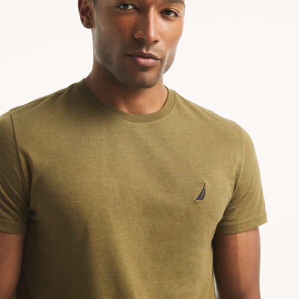 Heather Crewneck Deck T-Shirt