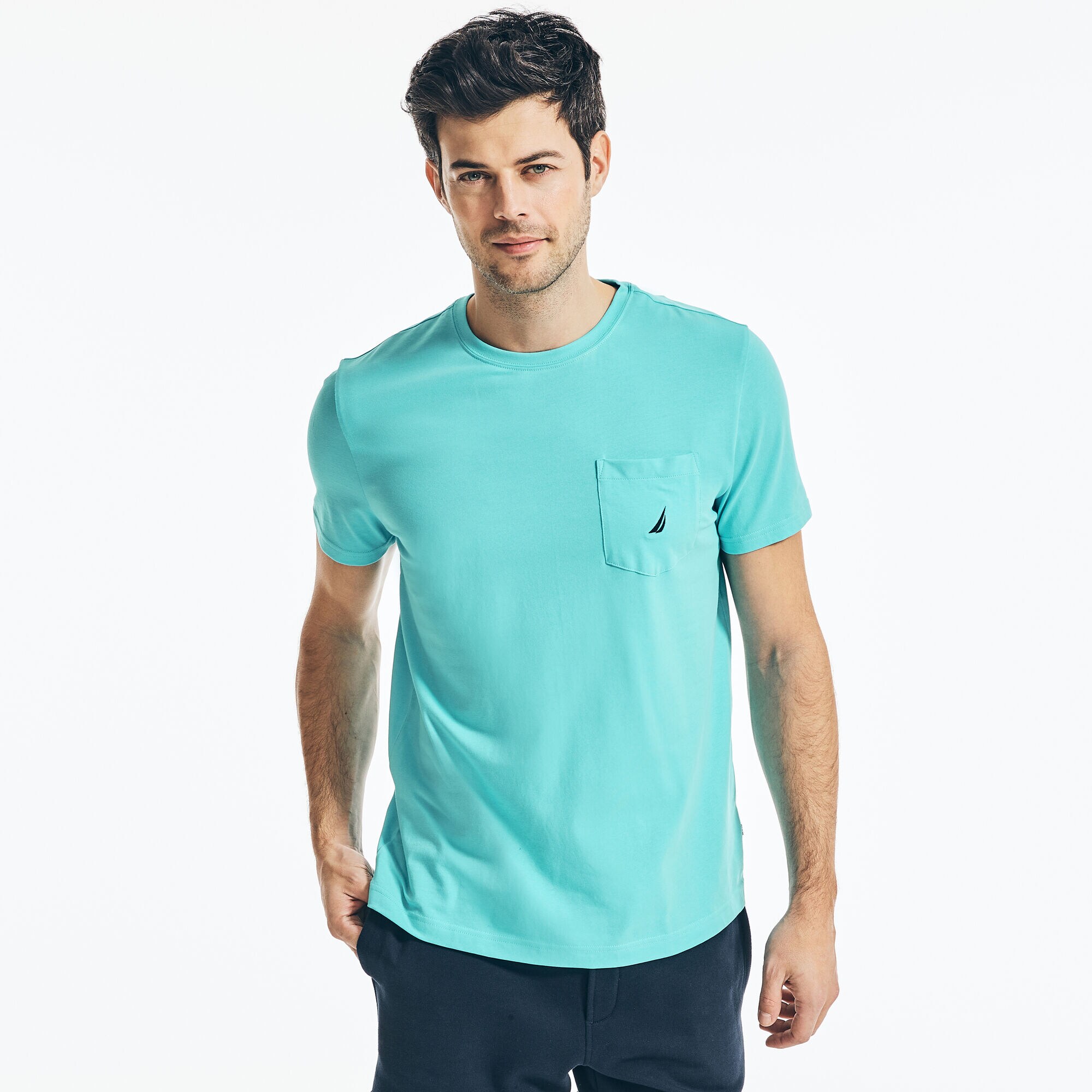 CLASSIC FIT POCKET T-SHIRT,Star Sapphire,large