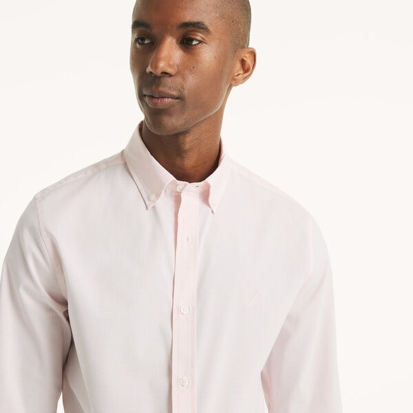 Slim Fit Wrinkle-Resistant Plaid Wear To Work Shirt