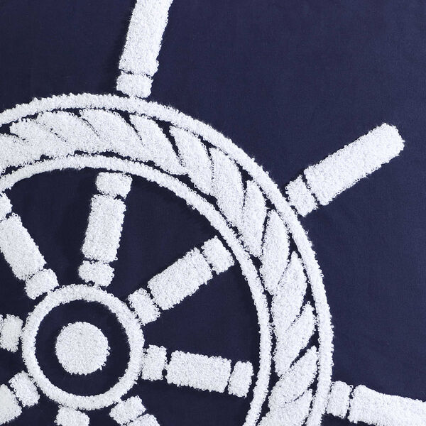 Ships Wheel Decorative Pillow 