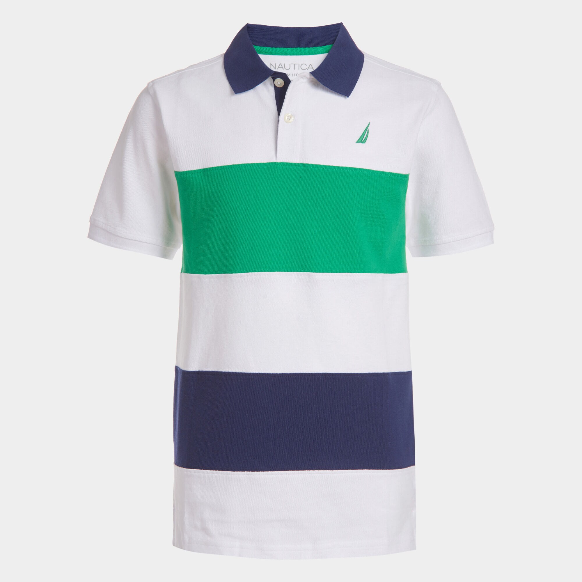 TODDLER BOYS' TODD PIECED STRIPE POLO (2T-4T),Antique White Wash,large