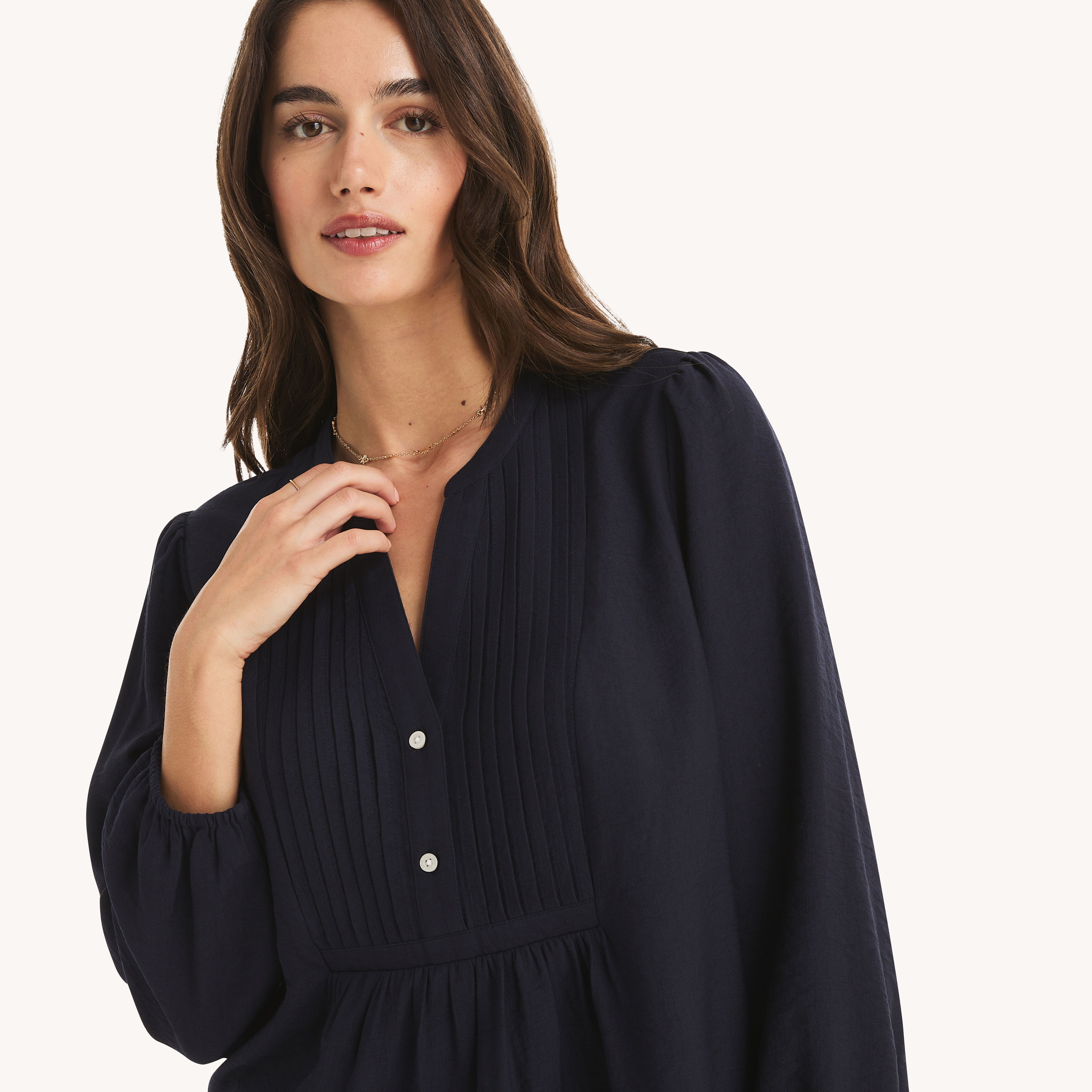Pintuck Blouse | Nautica