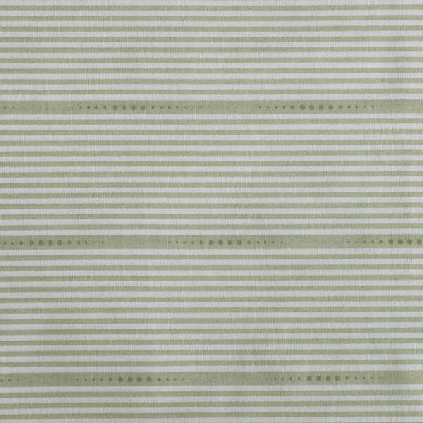 Ellipse Stripe Green King Sheet Set