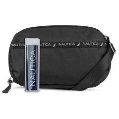 Captain's Quarters Soft Wallet with Battery Charger,True Black,large