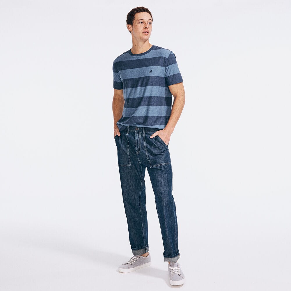 NAUTICA JEANS CO. RELAXED FIT UTILITY DENIM,Peacoat,large