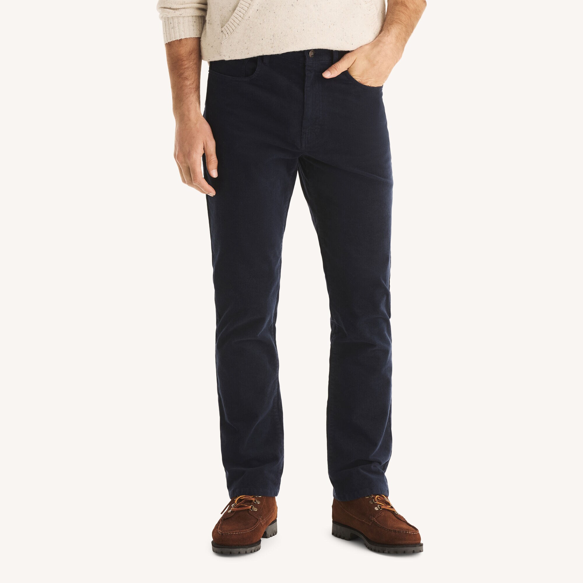 Straight Fit Stretch Corduroy 5-Pocket Pant,Stellar Blue Heather,large