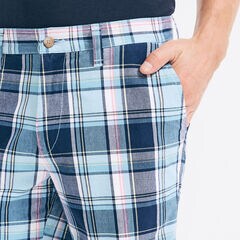 8.5" PLAID SHORT,Alaskan Blue,large