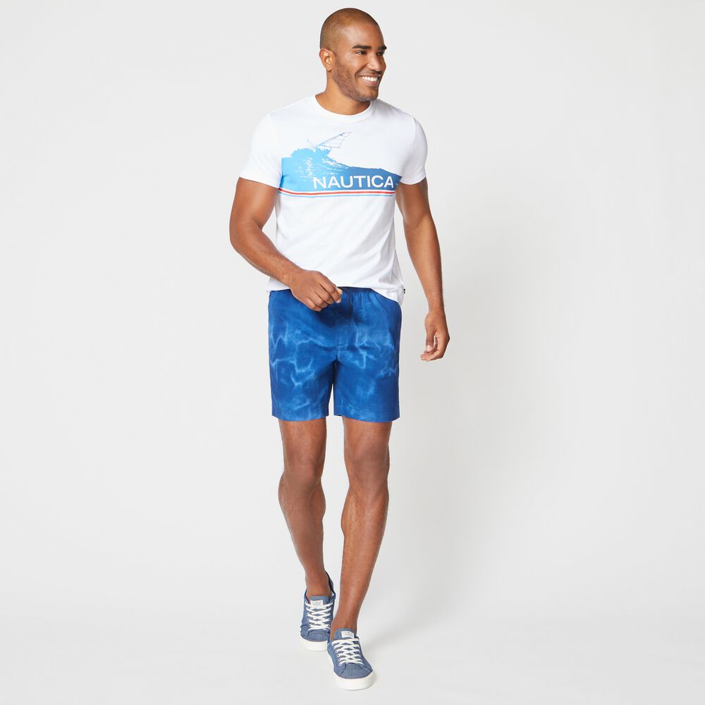 OMBRE GRAPHIC T-SHIRT,Bright White,large
