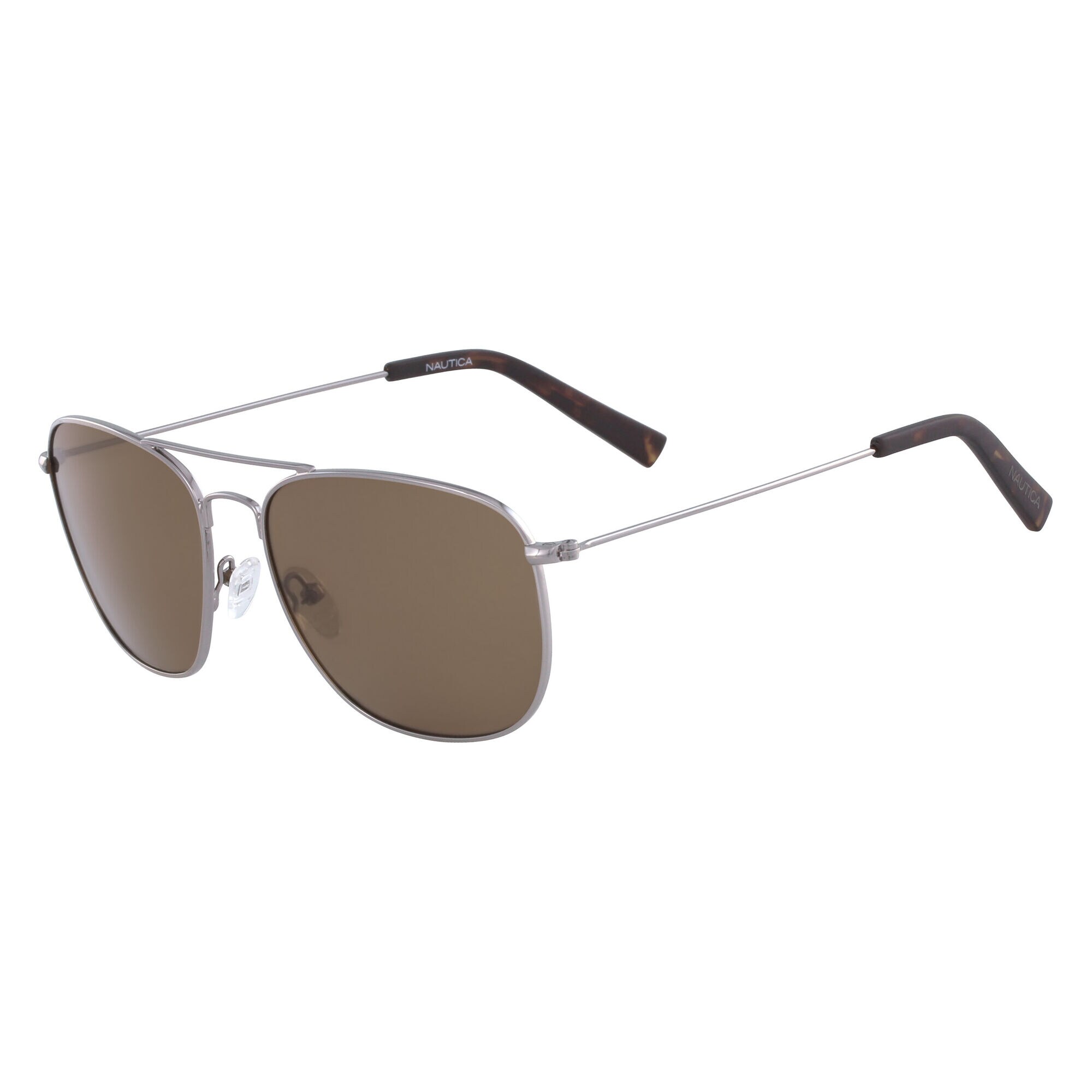 Navigator Sunglasses with Gunmetal Frame,Rust,large
