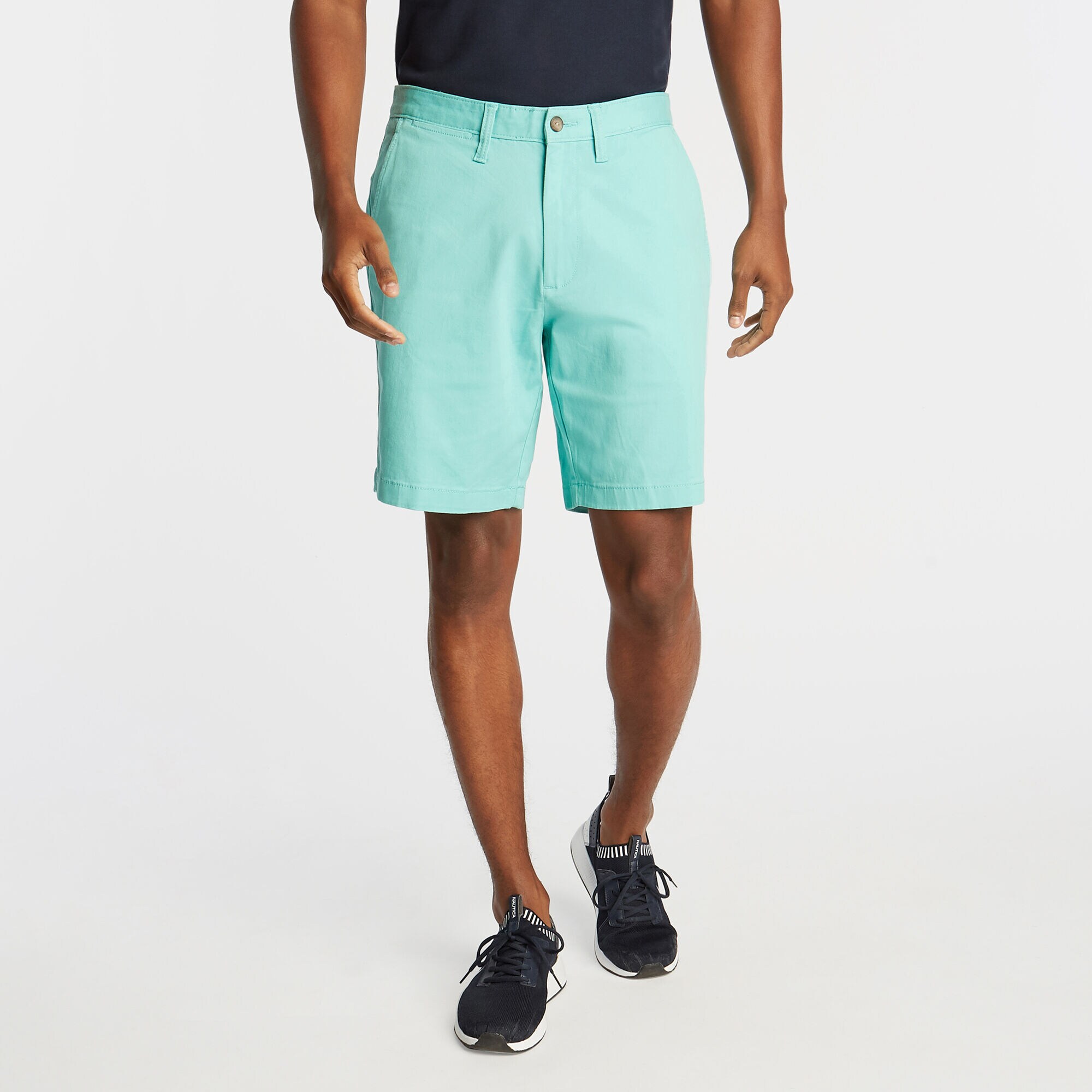 8.5" Stretch Deck Short,Pool Side Aqua,large