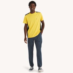 Navtech Pieced Crewneck T-Shirt,Empire Gold,large