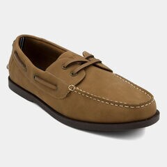 Nueltin Suede Boat Shoes,Brown Stone,large