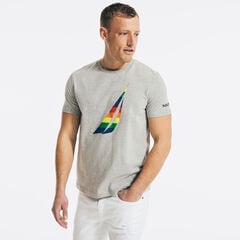 PRIDE GRAPHIC T-SHIRT,Grey Heather,large
