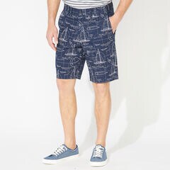 9.5" SCHEMATIC PRINT SHORT,Navy,large