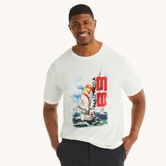 Big & Tall '83 Graphic T-Shirt,Bright White,large