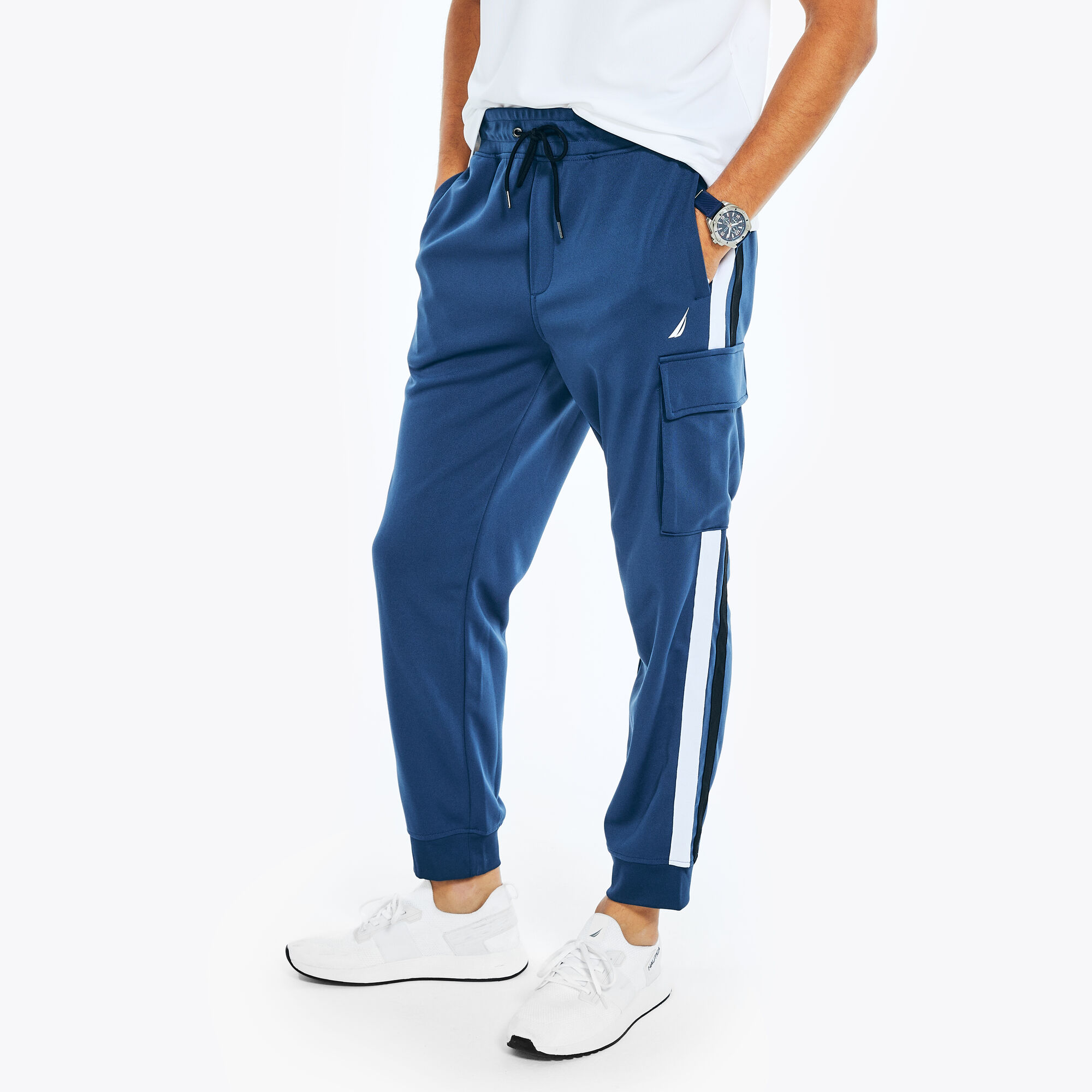 BIG & TALL NAVTECH TRACK PANT,Lapis Blue,large