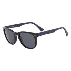 Squared Sunglasses with Black Frame,Black,large