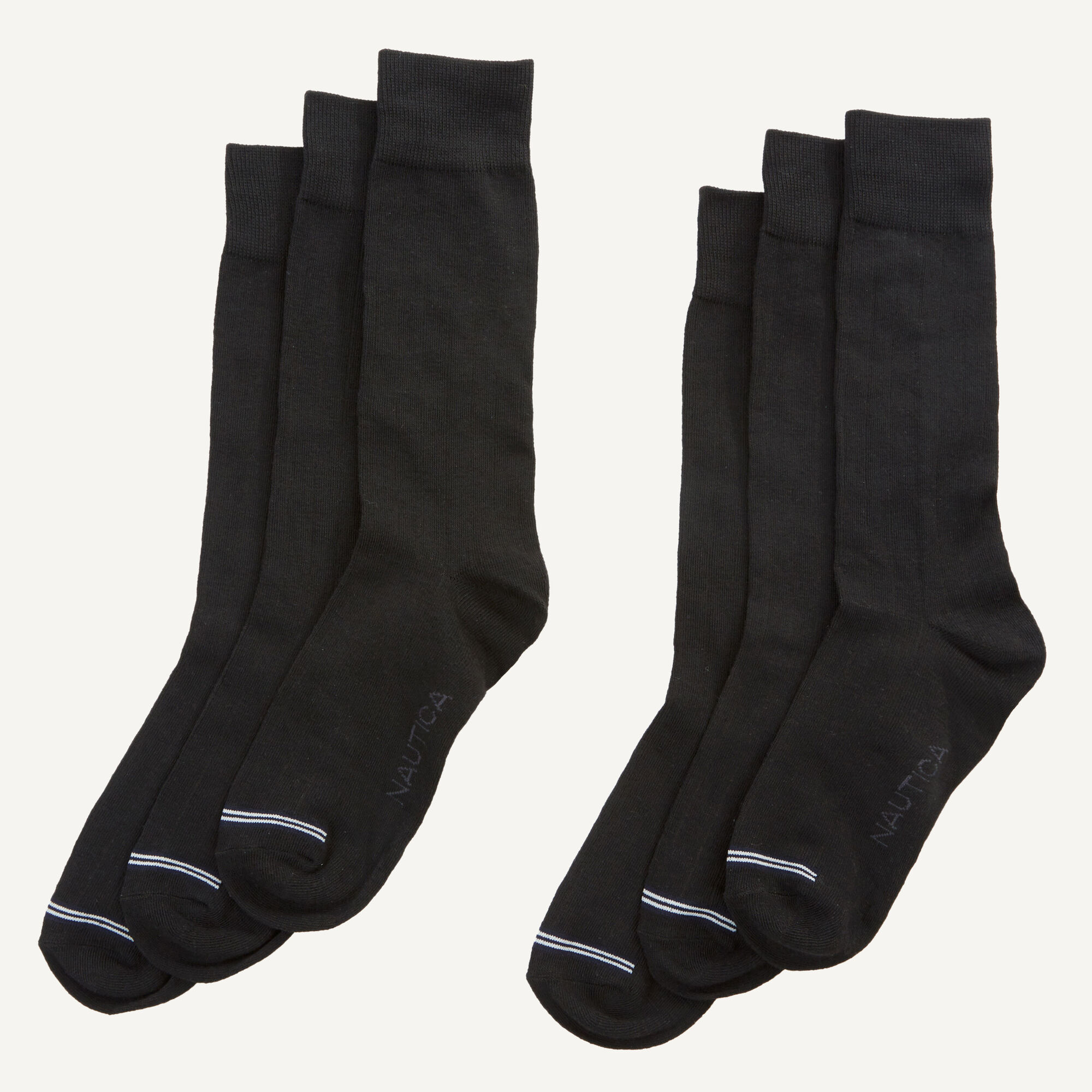 SOLID RIBBED DRESS SOCKS, 5-PACK,Black,large