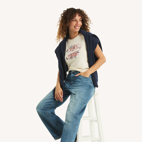 Butterfly Logo Graphic T-Shirt