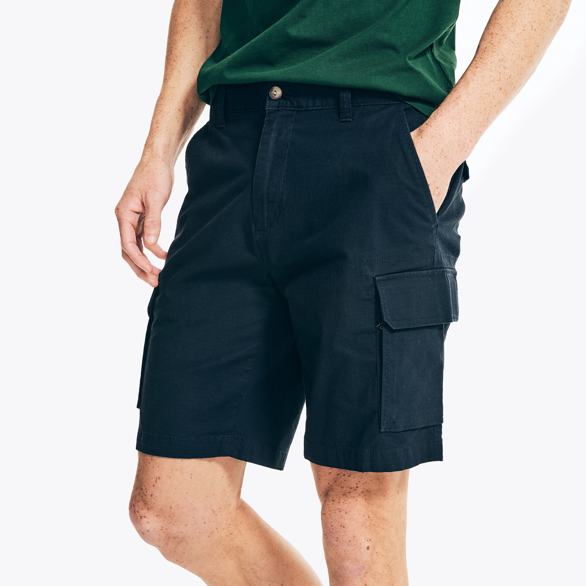 9.5" NAVIGATOR STRETCH CARGO SHORT,True Navy,large