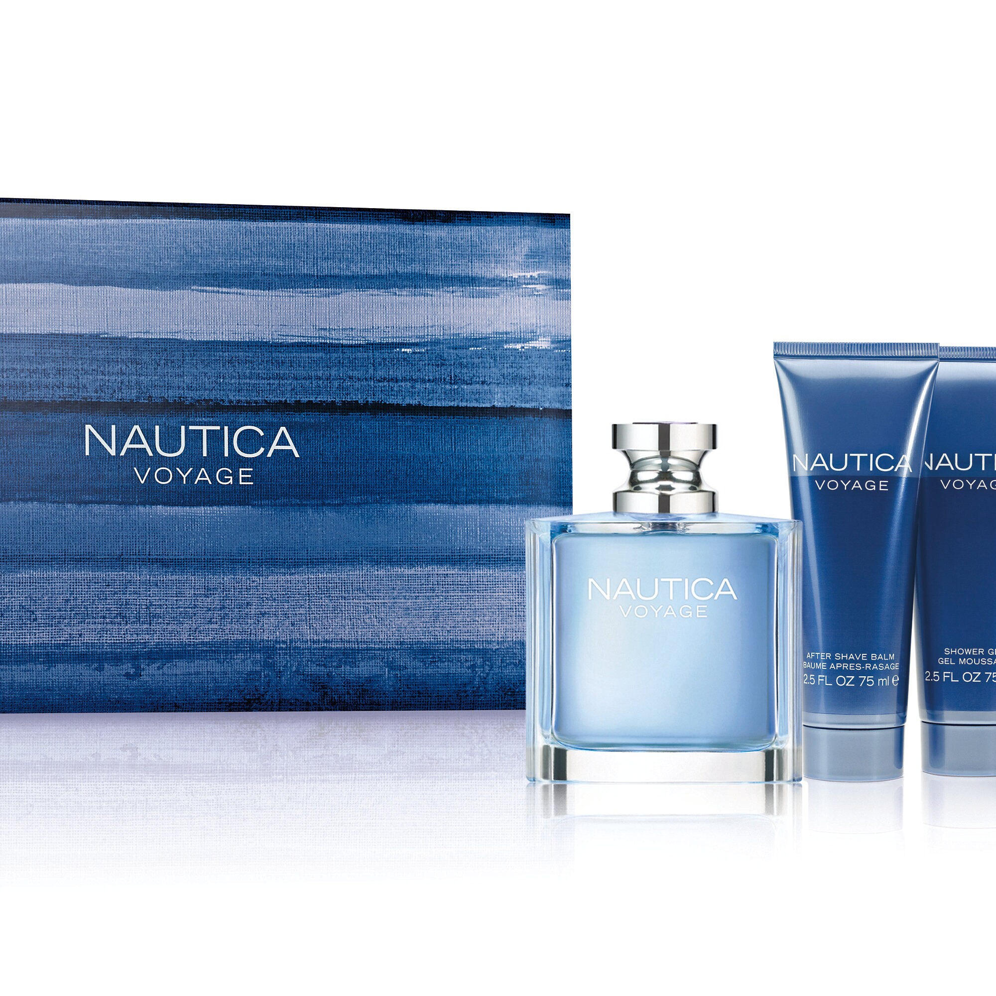 Nautica Voyage 4-Piece Gift Set,Multi,large
