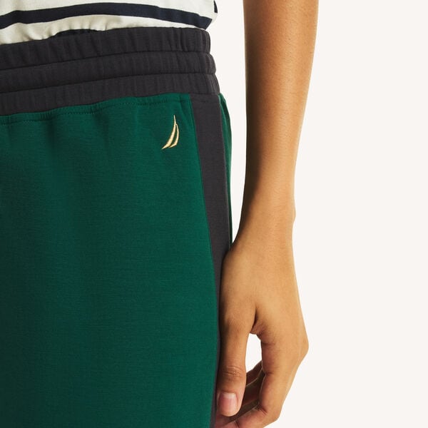 Wide Leg Color Blocked Sweat Pant