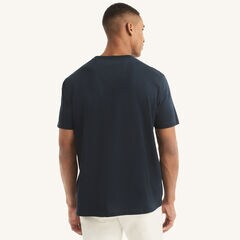 Nautica Jeans Co. Crewneck T-Shirt,Stellar Blue Heather,large