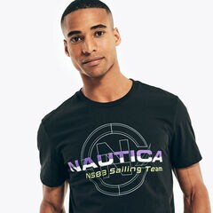COMPETITION SUSTAINABLY CRAFTED SAILING TEAM GRAPHIC T-SHIRT,True Black,large