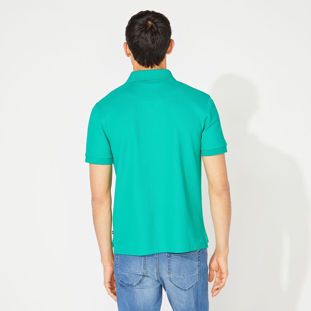 CLASSIC FIT DECK POLO,Dark Dill,large