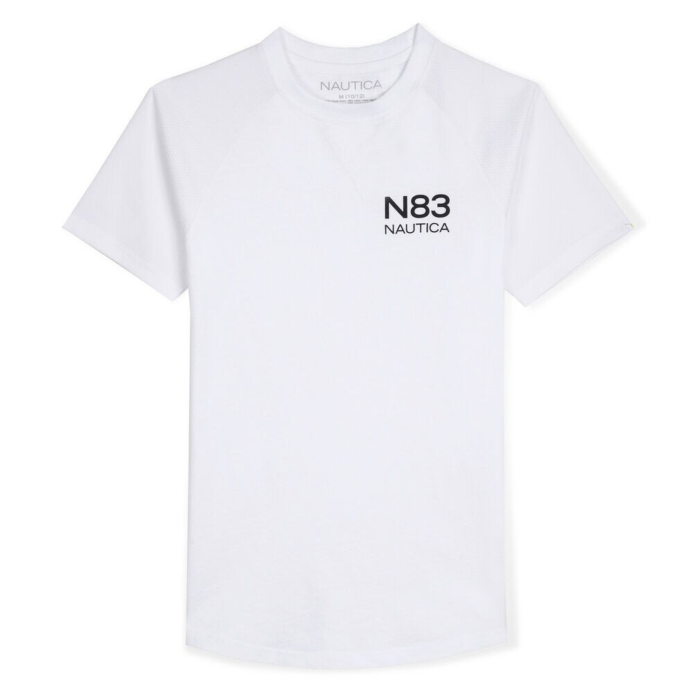 BOYS' DONNEL LOGO T-SHIRT,Antique White Wash,large