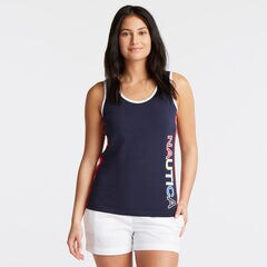 CLASSIC FIT JERSEY TANK,Stellar Blue Heather,large