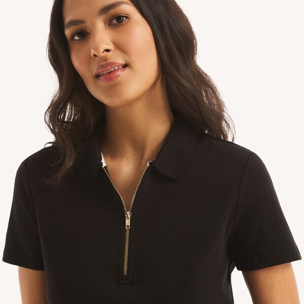 Zip-Up Deck Polo Dress