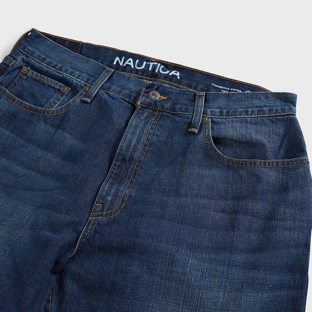 RELAXED FIT DENIM,Sinker Blue Denim Wash,large