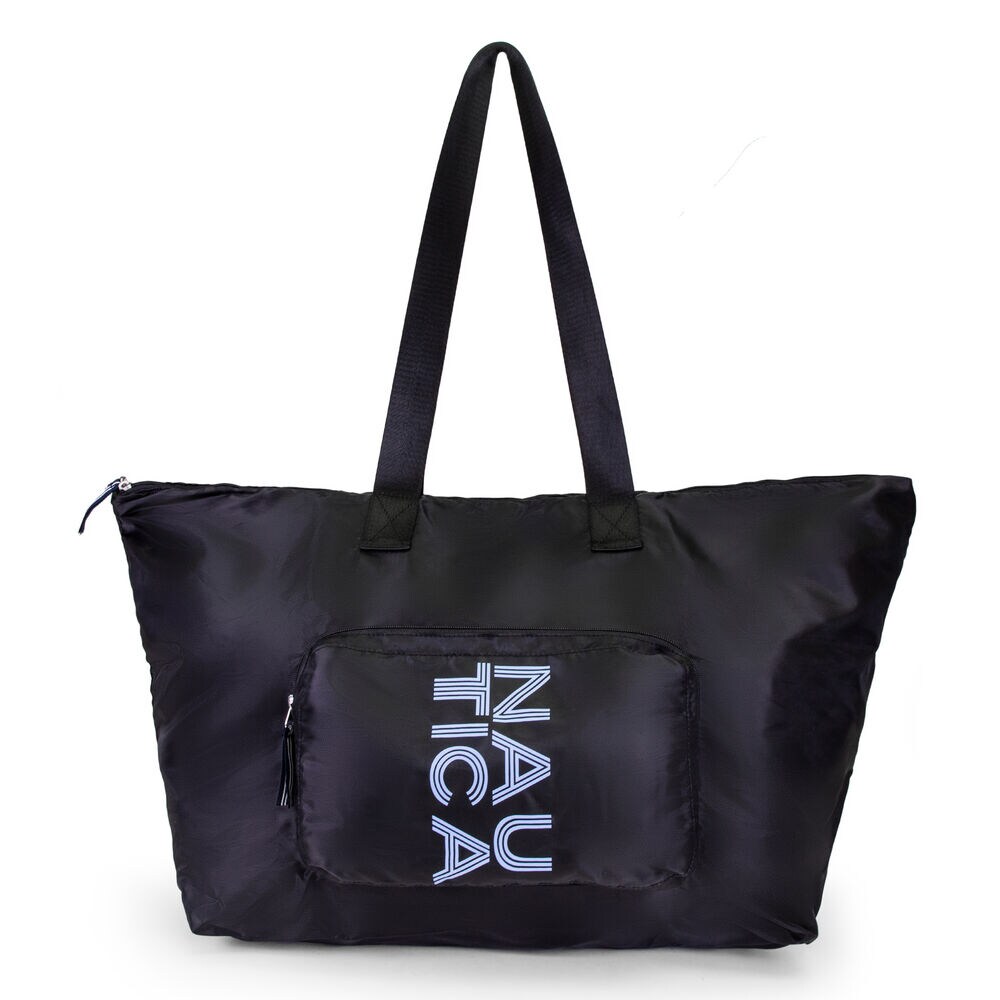 NEW TACK PACKABLE TOTE BAG,True Black,large