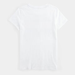 MULTICOLOR STRIPE 1983 LOGO T-SHIRT,Bright White,large