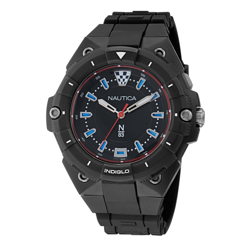 Coronado Bay 3-Hand Watch,Black,large