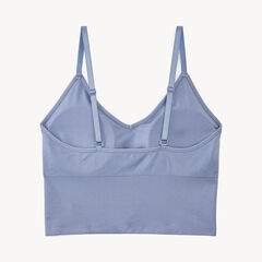 Seamless Longline Bra, 3-Pack,Angel Blue,large