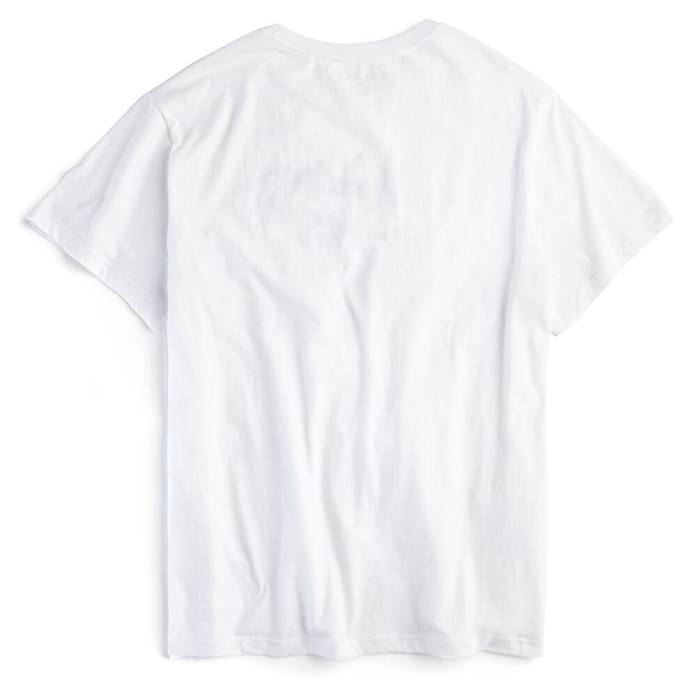 BIG & TALL PAINTED BEACH SCENE GRAPHIC T-SHIRT,Bright White,large