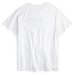 BIG & TALL PAINTED BEACH SCENE GRAPHIC T-SHIRT,Bright White,large