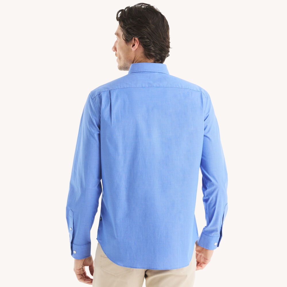 Nautica Mens Wrinkle-Resistant Wear To Work Poplin Shirt Nautica Mens Wrinkle-Resistant Wear To Work Poplin Shirt