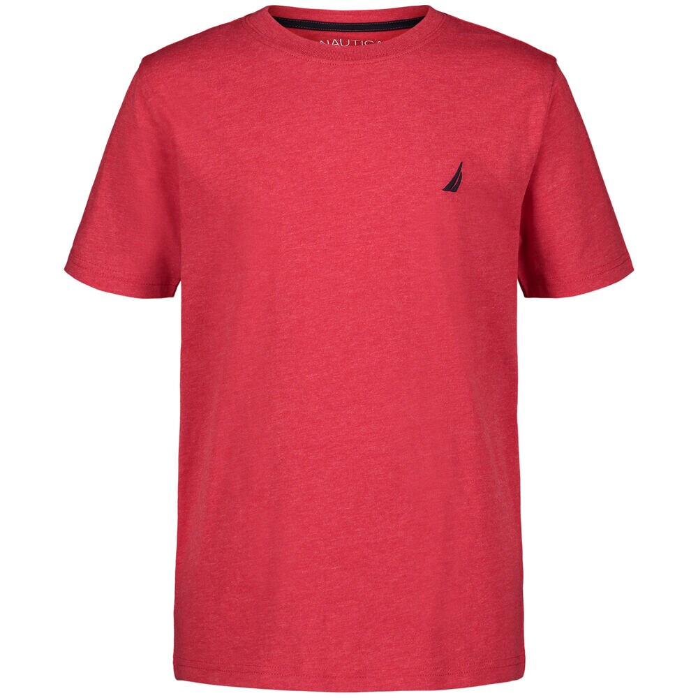 Boys' Channel Crewneck T-Shirt (8-20),Melonberry,large