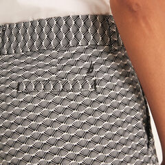 4" Stretch-Twill Printed Short,True Black,large