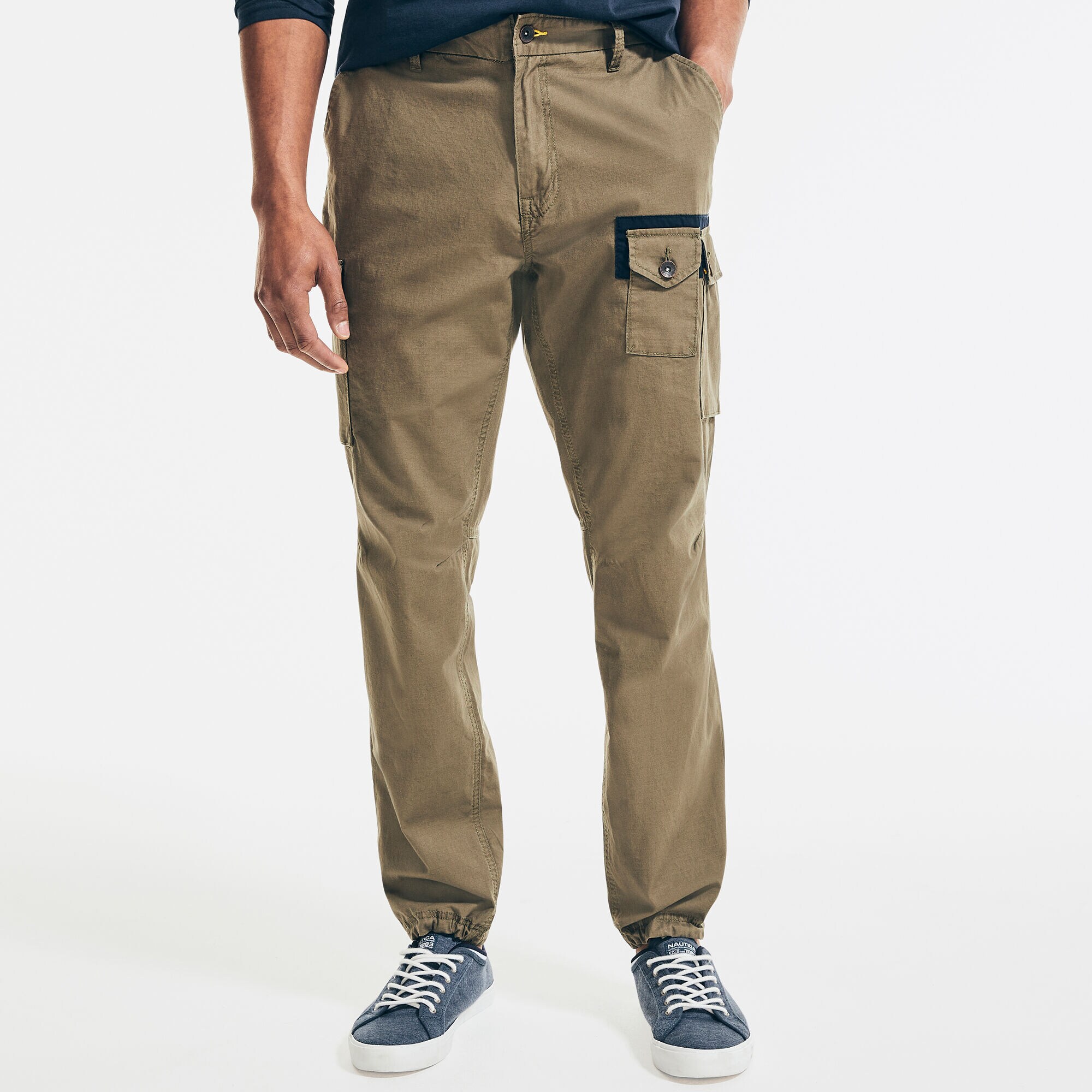 NAUTICA JEANS CO. CLASSIC FIT CARGO PANT,Sage,large
