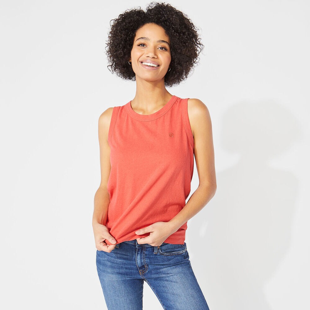 NAUTICA JEANS CO. TIE BACK TOP,Crimson,large