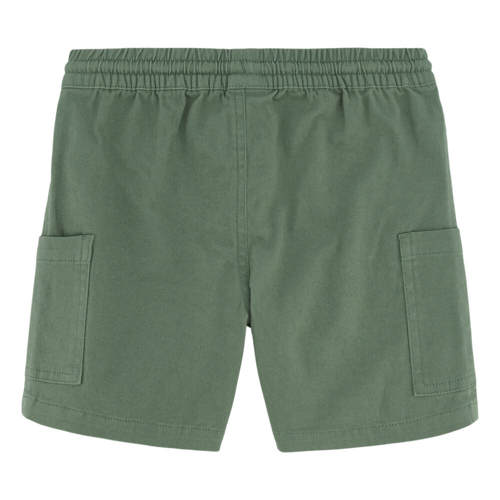LITTLE BOYS' PULL-ON CARGO SHORT (4-7),Light Olive,large