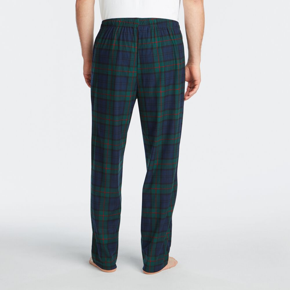 PLAID FLEECE SLEEP PANT,Kelp Seas,large