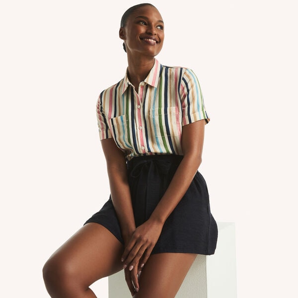 Striped Camp Shirt